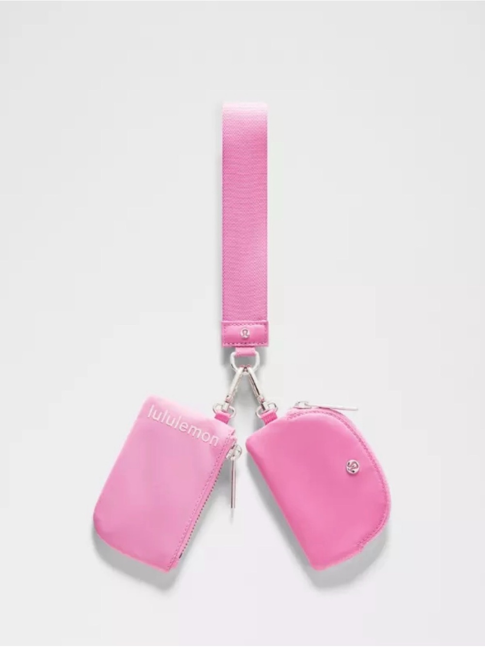 Lululemon Dual Pouch Wristlet Pink NWT